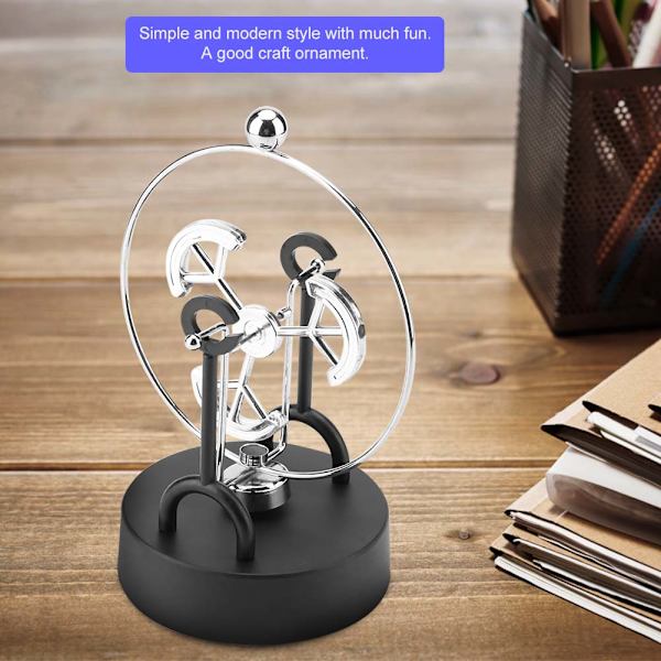 Elektronisk shake Wiggle Device Perpetual Motion Swinging Kinetic Art Craft Decoration (#C203)