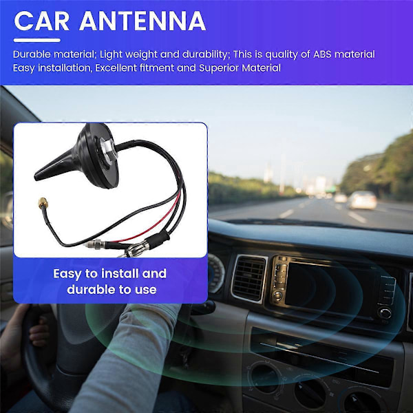 Bilantenne Radio FM/AM/GSM/GPS Combo 4-i-1 Antenne