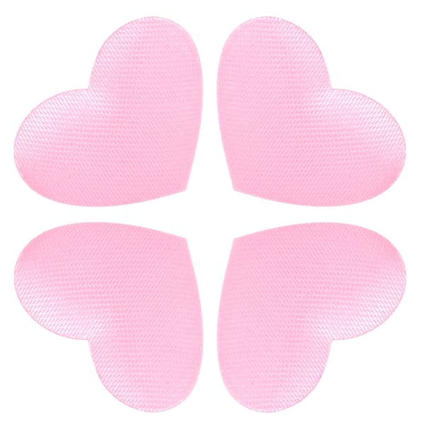 500 stk. pose svamphjerteformet dekorasjon bryllupsdag Valentinsdag festutstyr (2,1 cm rosa 500 stk. pose)