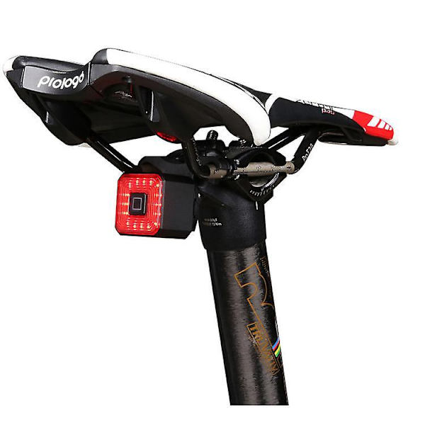 USB Genopladeligt Smart Cykel Baglygte - Automatisk Bremslys, Sikkerhedsadvarsel, Passer til Enhver Vejcykel (2 stk)