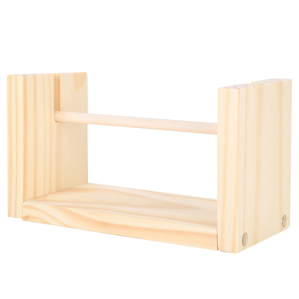 Kaksinkertainen langanpidike, ranskalainen käsintehty puinen lankakela, naru, kutomislisävarusteet 24 cm