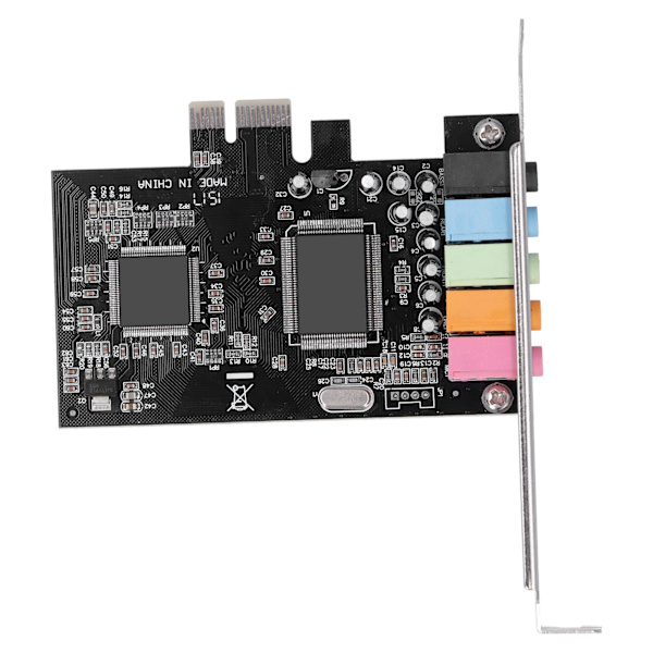 PCI-E 5.1 ​​-äänikortti CMI8738 Chip Stereo Audio Card -tuki Windows 7:lle pöytätietokoneelle