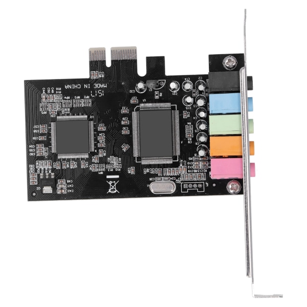 PCI-E 5.1 ​​lydkort CMI8738 Chip Stereo lydkortstøtte for Windows 7 for stasjonær datamaskin