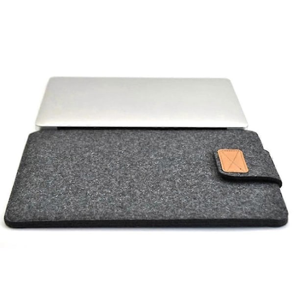 Filtfodral Tabletfodral Väska För Macbook 11 13 15 Tum Enfärgad