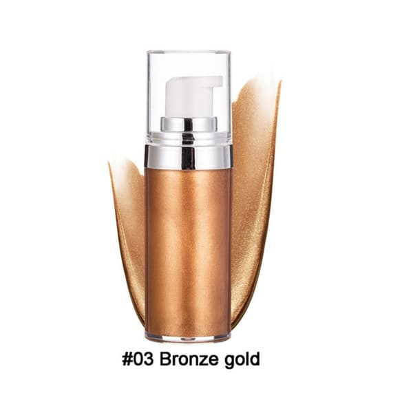 Highlighter Cream Makeup Ansikt Glans Bronzere Kosmetikk Skinnende Kropp Ansiktskontur Krem3#