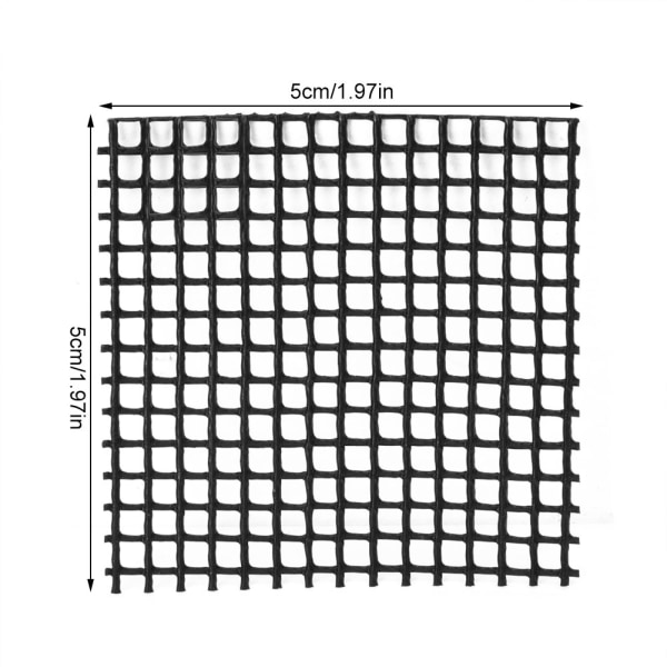 10 STK Hagearbeid Blomsterpotte Hull Netting Matt Pad Plant Potting Bonsai Bunn Grid Mat (5*5cm)