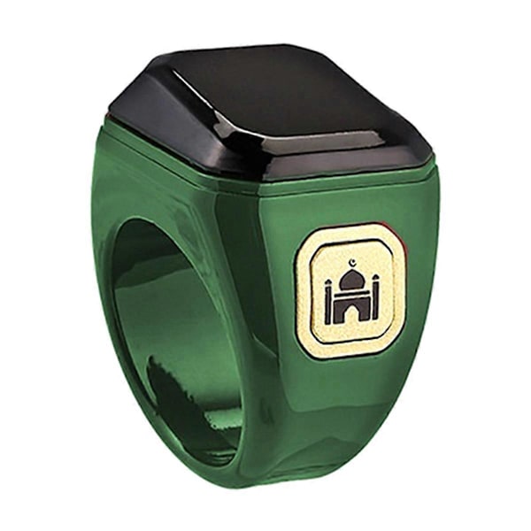 Smart Bluetooth Ring Finger Counter Time Reminder Counter, Grøn