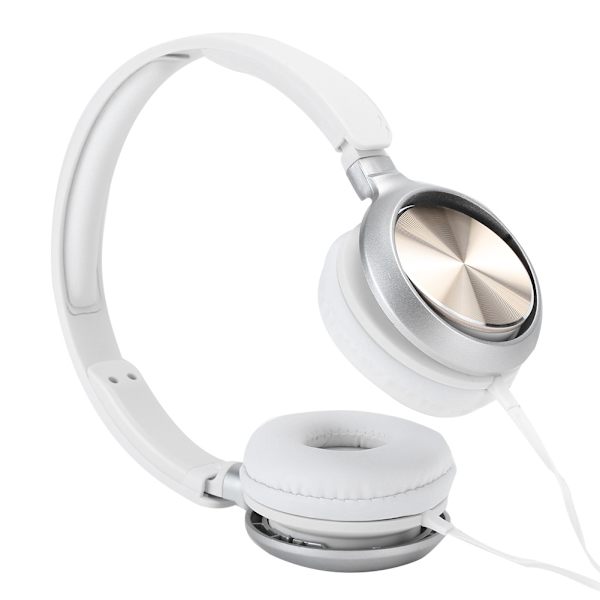 Barnehodetelefoner med ledning - Bærbart over-ear-headset med ledning for spill, musikk og håndfri samtale - A A