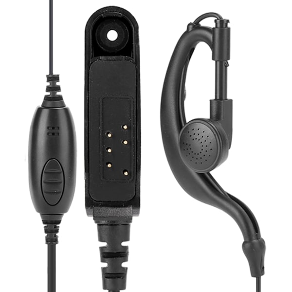 Portabla headset Walkie Talkie PTT Mic Speaker Hörlurar för UV-9R PLUS mobilradio