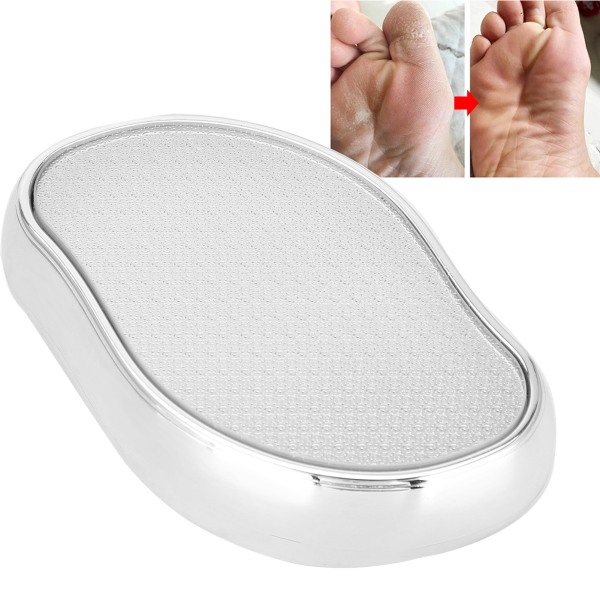 Silver Glass Foot File Rasp kuoriva Callus Dead Hard Skin Remover pedikyyrityökalu