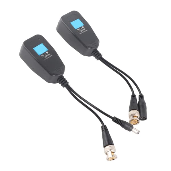 1 par passiv CCTV Coax BNC Video Power Balun Transceiver til RJ45-stik