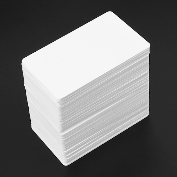 100 Pvc Varmstämpling Dubbelsidig Utskrift Plastkort