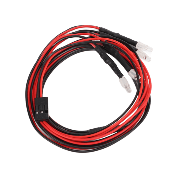 RC-strålkastare LED Stabil prestanda 3mm Universal fjärrkontroll modellbilslampor