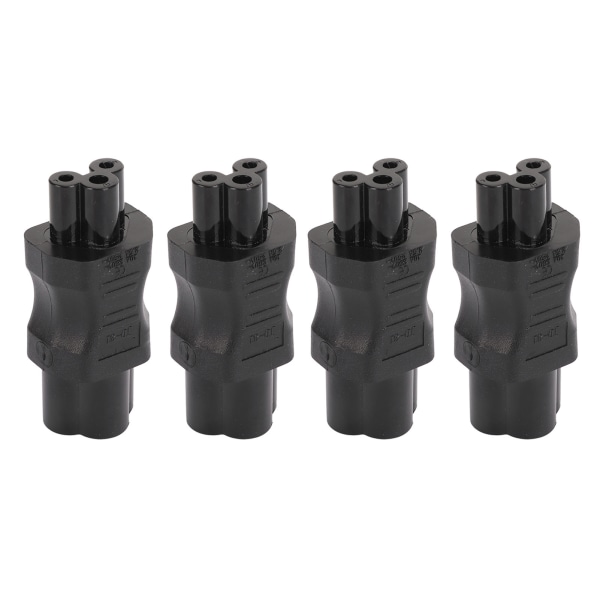 4st IEC320 C6 till IEC320 C5 power IEC320 C6 till C5 power Adapter Kontaktomvandlare för bärbar dator