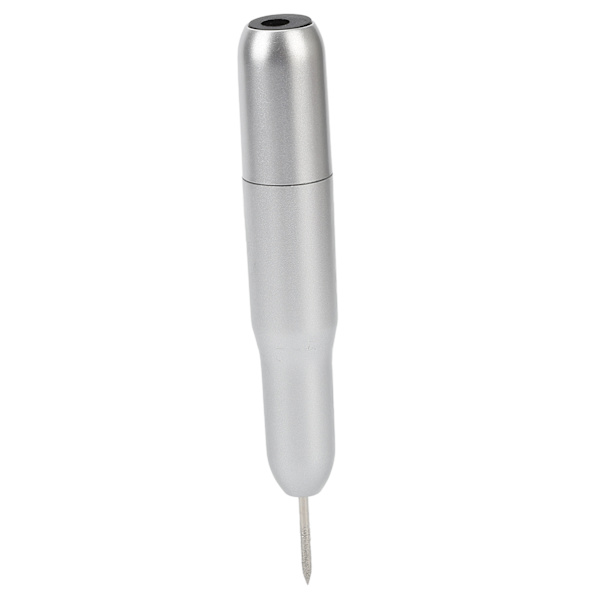 Elektrisk nagelslip, bärbar, plast, USB, 20 000 varv/min, nagelborr för borttagning av död hud, silver
