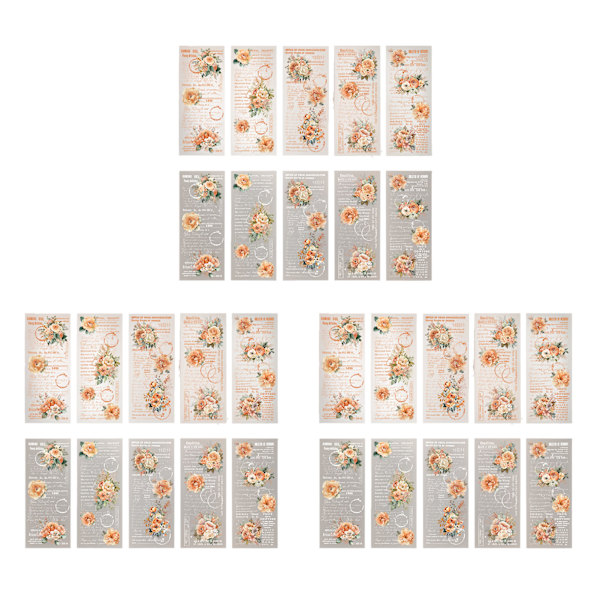 30 ark vintage scrapbookpapir Journaling Scrapbooking forsyninger Kit Estetisk dekorativt håndverkspapir for Planner Journaling Dusk