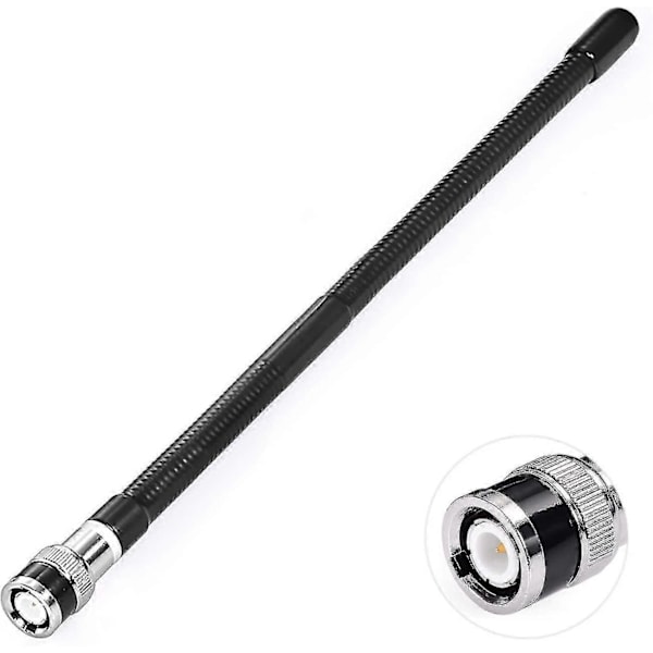 CB Antenne 27MHz CB Antenne Myk Pisk Magnetfot BNC Pl259 Kontakt Antenne Kompatibel Med Cobra Midland Uniden Maxon President Bærbar Ha