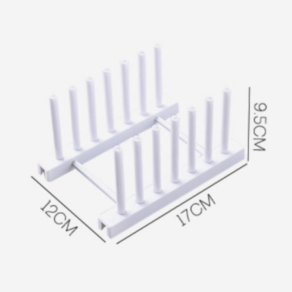 1 kpl Irrotettava Astiateline Kuivausteline Valutusalusta Telinettä Keittiötarvikkeille (Valkoinen)