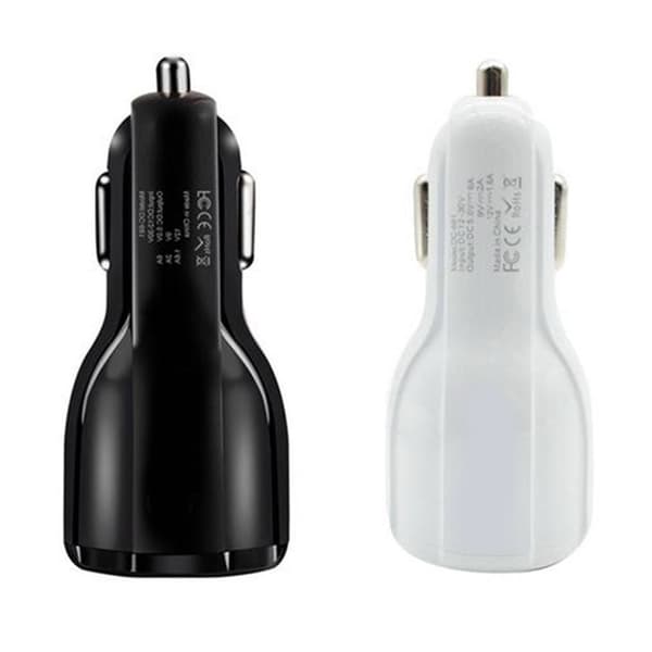 QC3.0 Snabb Billaddare med Dubbla USB för Surfplattor och Smarta Enheter