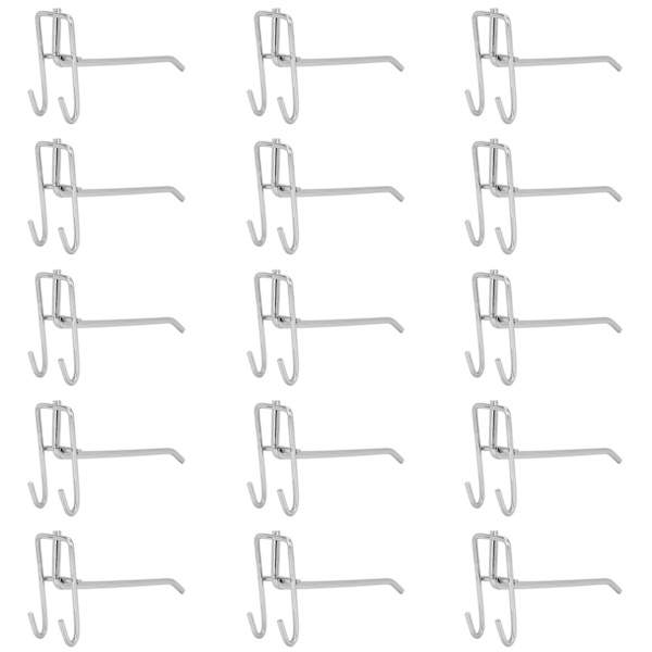 30 stk Supermarked Krog Jerngitter Hyldekrog Smykker Display Hyldekrog 3,5 mm tykkelse 15 cm / 5,9 tommer lang