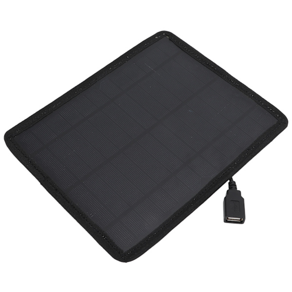 5,3 W:n aurinkopaneeli, 6 V:n USB-lähtö, matala vaimennus, naamioitu monokiteinen aurinkokennoakku, laturi ulkoilmatkalle