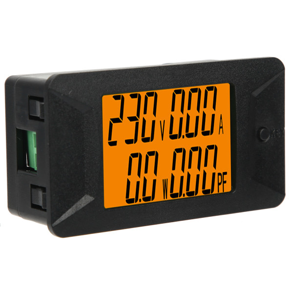 PZEM-028 AC Digital Meter Voltmeter Amperemeter 0~100A/400V Power Factor Meter AC110-220V