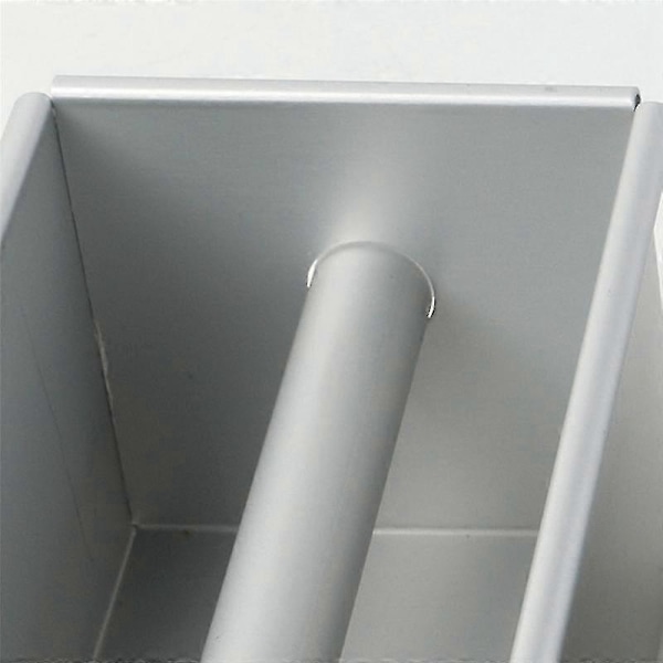 Lang Kagebageform Non-Stick Flydende Hjerte Kageform Aluminium Legering Firkantet Brødform med C