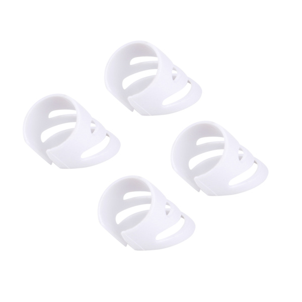 4 st Plast DIY Fingerskydd Tillbehör för Gitarr Bas Ukulele Mandolin