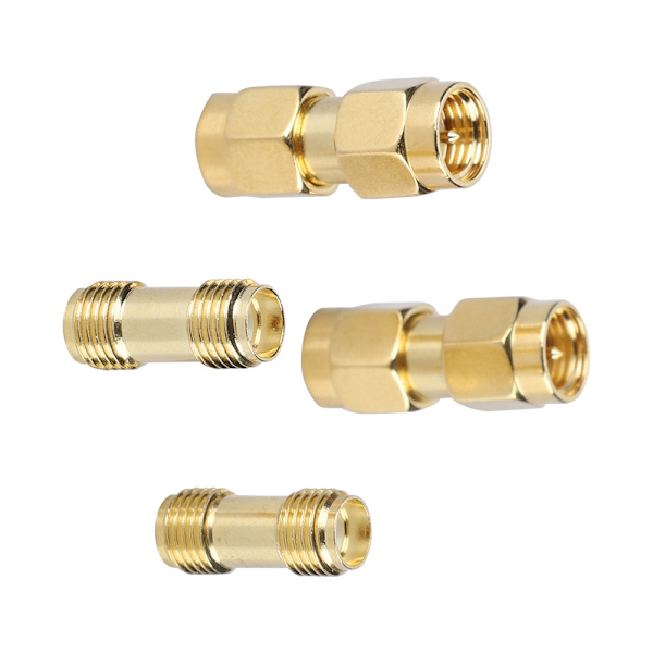 2 SMA hane till SMA hane 2 SMA hona till SMA hona adapter RF koaxial adapterkontakt