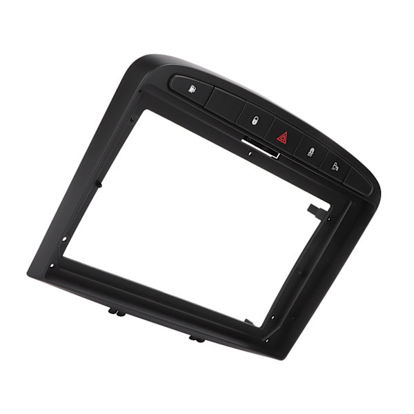9in 2-DIN bilstereo ramme instrumentbræt panel sort udskiftning til Peugeot 408 2013