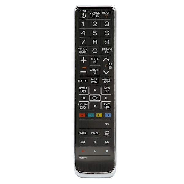 TV-fjernkontroll Profesjonell Stor Knapp-erstatningsfjernkontroll for Samsung UA40C7000 UA46C7000 UA55C7000 TV