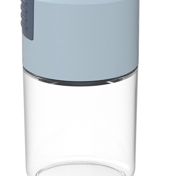 Trycktyp Salt Shaker Kryddburkar med lock Tät Dammsäker Kryddburk Glasflaska Köksredskap