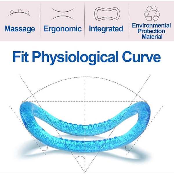 Träningsring Pilatesring Mjuk Massage Yogacirkel för Stretching, Träning, Fitness Pel Ring