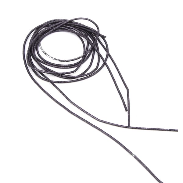 Broderitråd Kobbertråd Syning Glans 1,5 mm Dia. Manuel DIY Snor Sort