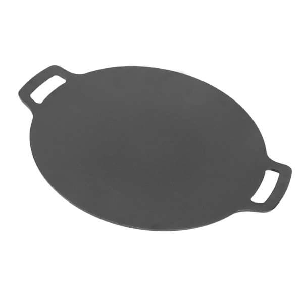 Koreansk BBQ Grill Pan Rund Grill Pan Grill Pan Komfur Induktion Hjem Udendørs Koreansk Grillplade med Taske 11,8in Diameter