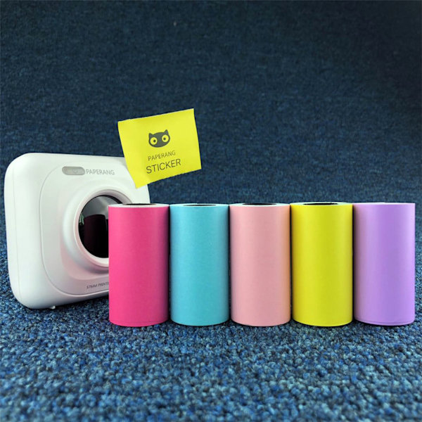 57*30 färg thermal papper klistermärke Papper Skrivare Papper för PAPERANG