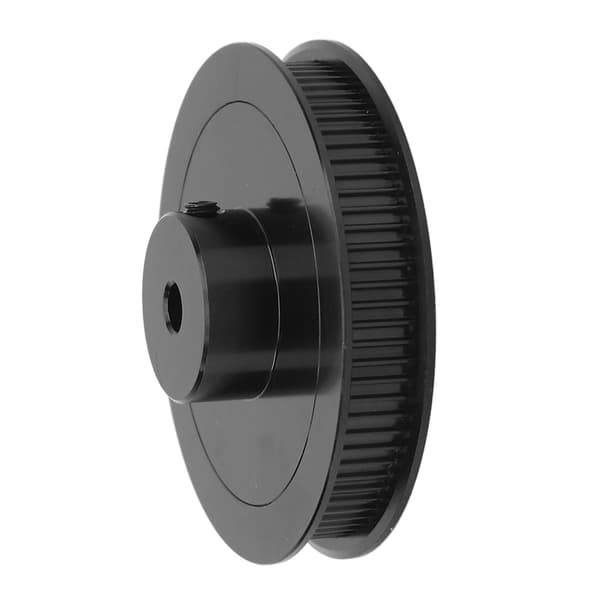 Synkronhjul 80T 5mm GT2 Tandremsskive Legeret Stål til 3D Printer CNC Drejebænk Sort