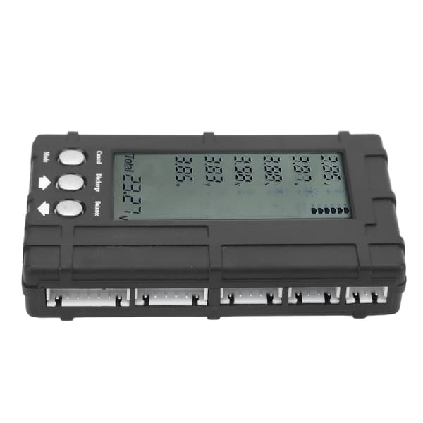 3 i 1 batterikapacitetstester Balancer Aflader Digital LCD-skærm Batterimåler til modelfly