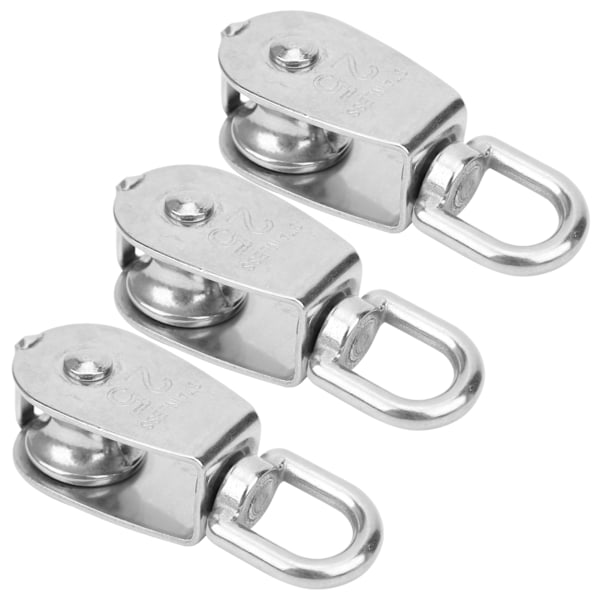 25mm 304 ruostumaton teräs raskas yksipyöräinen talja nostaminen veneilytarvike
