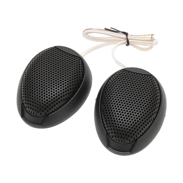 2 stk Bil diskanthøjttalere 98dB 1000W Dome Interiør Stereo Audio Højttaler til Sound System Sort