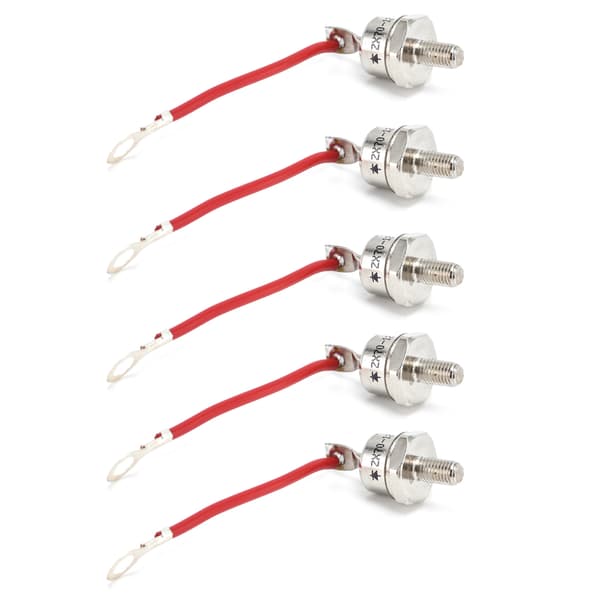 5 stk. likeretterdiode messing spiralmodul forover revers polaritet for omformer ZX70‑12