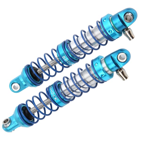 2 stk. undertryksmetalstøddæmper udskiftningstilbehør, passer til 1/10 RC Crawler 80 mm