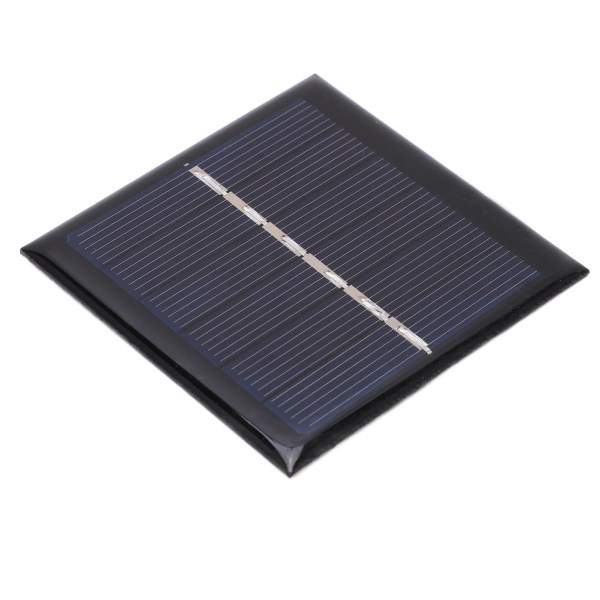 Bärbar 0,6W 3V Polysilicium Solpanel Nivå A Solladdningsplatta Modul för Solträdgårdsbelysning