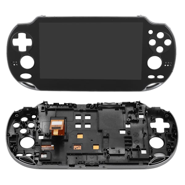 Ersättning LCD-skärm Digitizer Display för Playstation PSV 1000 Spelkonsol Montering