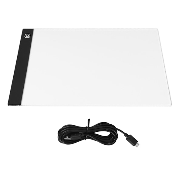 A4 sporingslysboks Trinnløs dimming USB-strømforsyning Lysoverføringslysbord for maling Animasjonsskisser