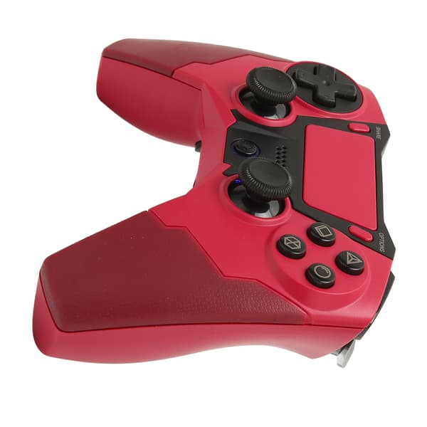 Bluetooth-controller med dobbelt vibration, 6-akset følsom trådløs gamepad joystick med LED-indikator til PS4 PC mobiltelefon