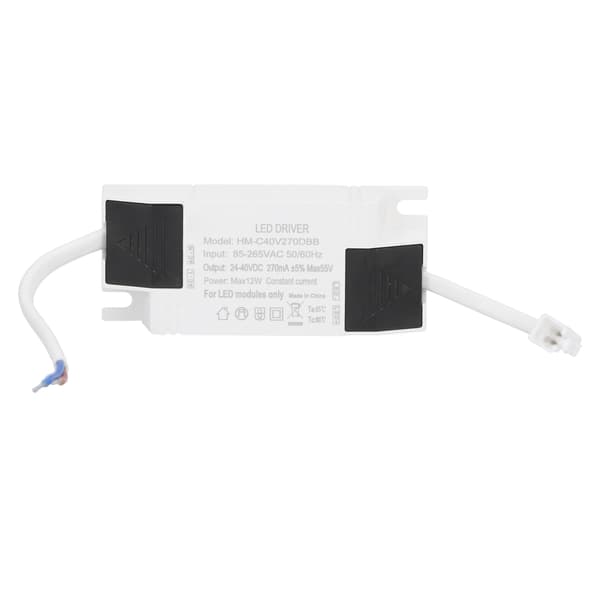 12W LED Driver Konstant Strøm 270mA Input AC85‑265V Output DC24‑40V Strømtransformator