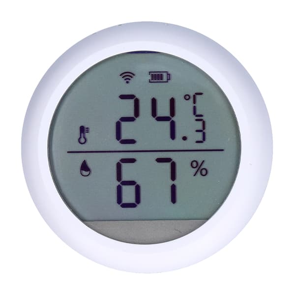 Smart Digital Luftkvalitetsmåler Temperatur Fuktighetssensor Tester Mini Veggmontert Luftkvalitetsdetektor