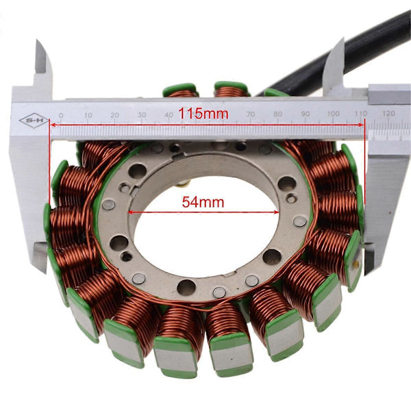 4TX-81410-00 Motorcykel Generator Magneto Stator Spole för Yamaha Som Visas