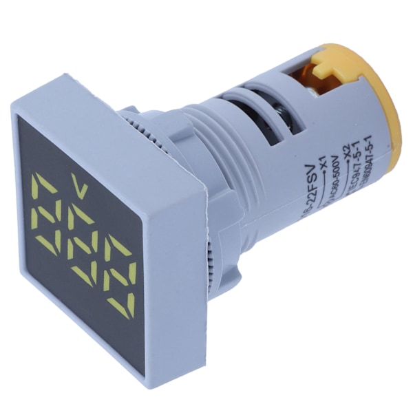 AD16‑22FSV Frostad panel digital spänningssignalindikator spänningsmätareindikator 60~500V AC gul